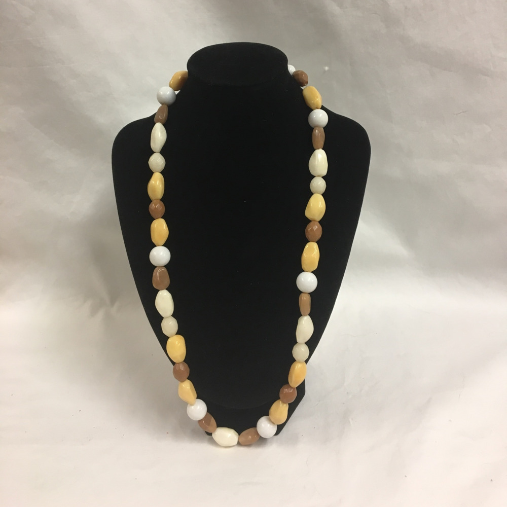+ Brown Beaded Necklace